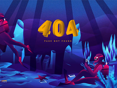 404 Page not 404 error animation 404 error illustration 404 page animation after effects animated 404 page broken link illustration cartoon 404 error creative 404 design deep sea error page vector funny 404 illustration missing page design ocean animation page not found vector scuba diving under water animation vector illustration web error animation website error illustration website illustration