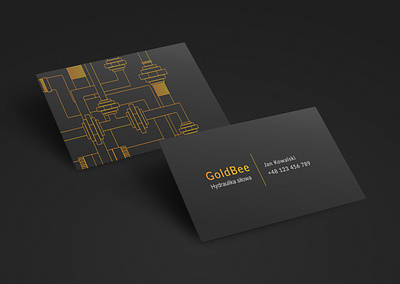 Professional Business Card Design for Hydraulic Power Company branding business card graphic design logo ui