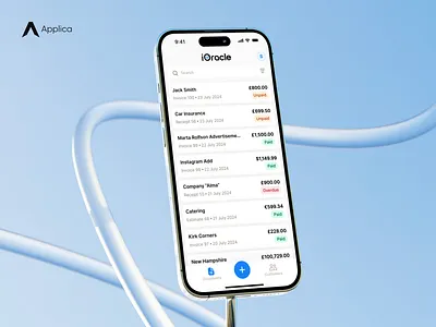 Invoice Oracle – Mobile app & UX/UI Design, MVP Development add document app app store optimisation design system development documents estimate gtm strategy invoice ios minimal mobile mobile design receipt ui