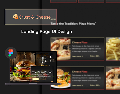 Crust & Cheese - Fast-food Landing Page UI Design 🍕 figma landing page ui website