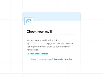 Email Verification Modal UI Design app email figma graphic design modalui ui ui design uiux