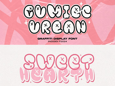 Gumiec Urban - Graffiti Bubble Font urban