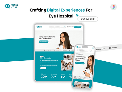 Strong Digital Presence for Visio Core cleanui healthcarewebsite hospitalwebsite medicalwebdesign minimalistdesign responsivedesign uiinspiration uxforhealthcare webdevelopment websitedesign