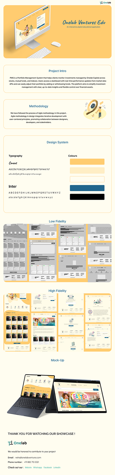 Edu by Onelab Ventures branding illustration kids learning logo design ui user interface ux