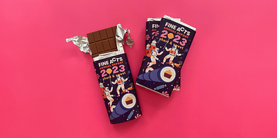 Chocolate Wrapper Design affinity designer branding character chocolate chocolate design chocolate wrapper cosmonaut flat graphic design illustration space vector