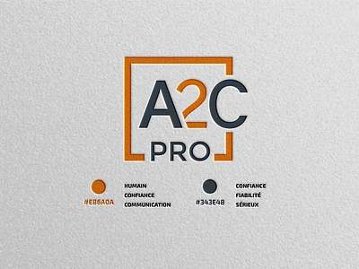 Logo A2C PRO branding graphic design logo