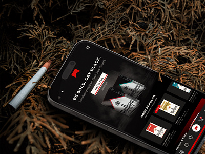 Cowboy Killers app branding design icons ios marlboro mobile typography ui