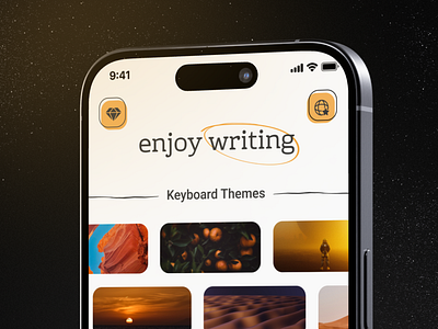 Fonty - Custom Keyboard App adobexd app application branding custom font dark design figma font graphic design illustration keyboard mobile ui ui ux user interface