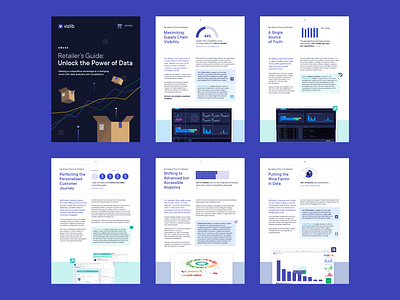 eBook - Retailers Guide - Unlock the Power of Data astrato data ebook graphic design illustration layout vizlib whitepaper