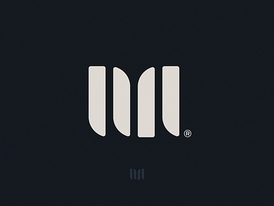 M Logo Concept abstract m abstract mark blocks branding clean design construction contemporary flat geometric letter m m logo minimalist modern modern lettermark monogram simple logo sleek stability structure typography