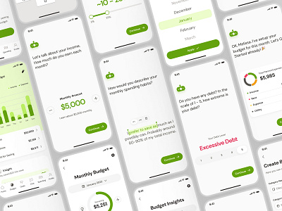 finpal: AI Finance Assistant App - Smart Budgeting Onboarding UI ai finance app ai onboarding budget ui budgeting app clean expense tracker app finance app finance assistant finance companion finance onboarding finance ui finance ui kit fintech app green minimal modern onboarding screen onboarding ui simple soft