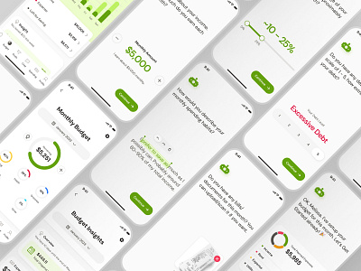 finpal: AI Finance Assistant App - Smart Budgeting Onboarding UI ai finance app budget app budgeting app budgeting ui chart ui chat ui clean figma ui kit finance app finance assistant finance companion finance onbaording finance ui kit green minimal modern onboarding app onboarding ui simple soft