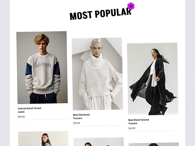 Fashion Web Store UI animation branding clothing collection design fashion graphic design illustration logo online shop shopping store ui ux vector web women