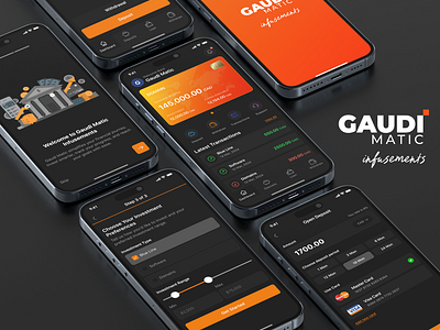 🤑 Gaudi - Investing mobile app concept app design branding design figma illustration mobile design ui ui design ux design web design