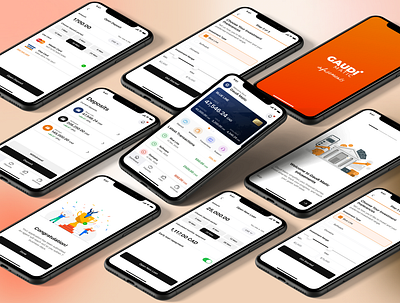 💰 Light Gaudi - Investing mobile app concept app design branding design figma illustration mobile design ui ui design ux design web design