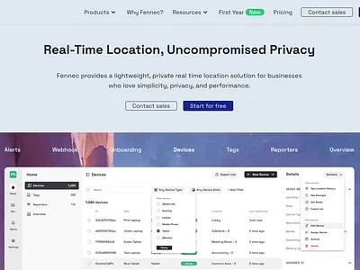 Designed/Developed a Website for a BLE Technology Company design development figma framer ui ux website