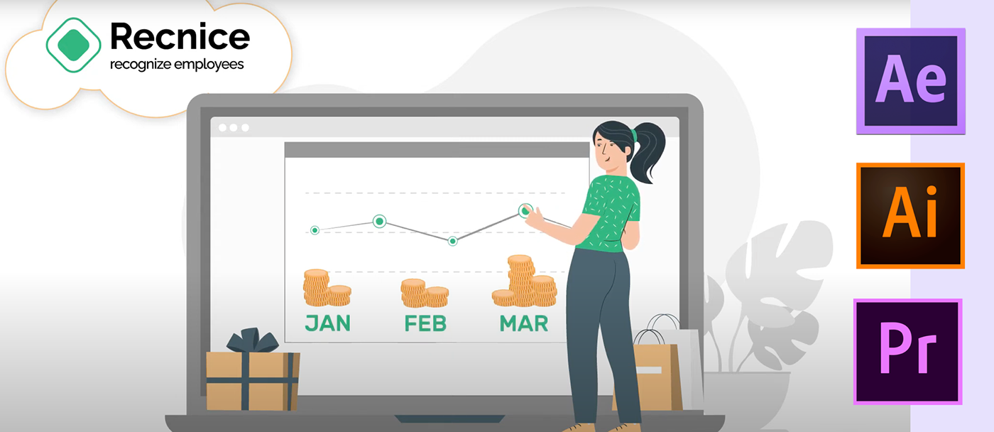 2D animated video | Advertising video | 7030.studio 2d 2d animated video 7030.studio animation branding character animation design explainer video illustration motion graphics promo video video for website