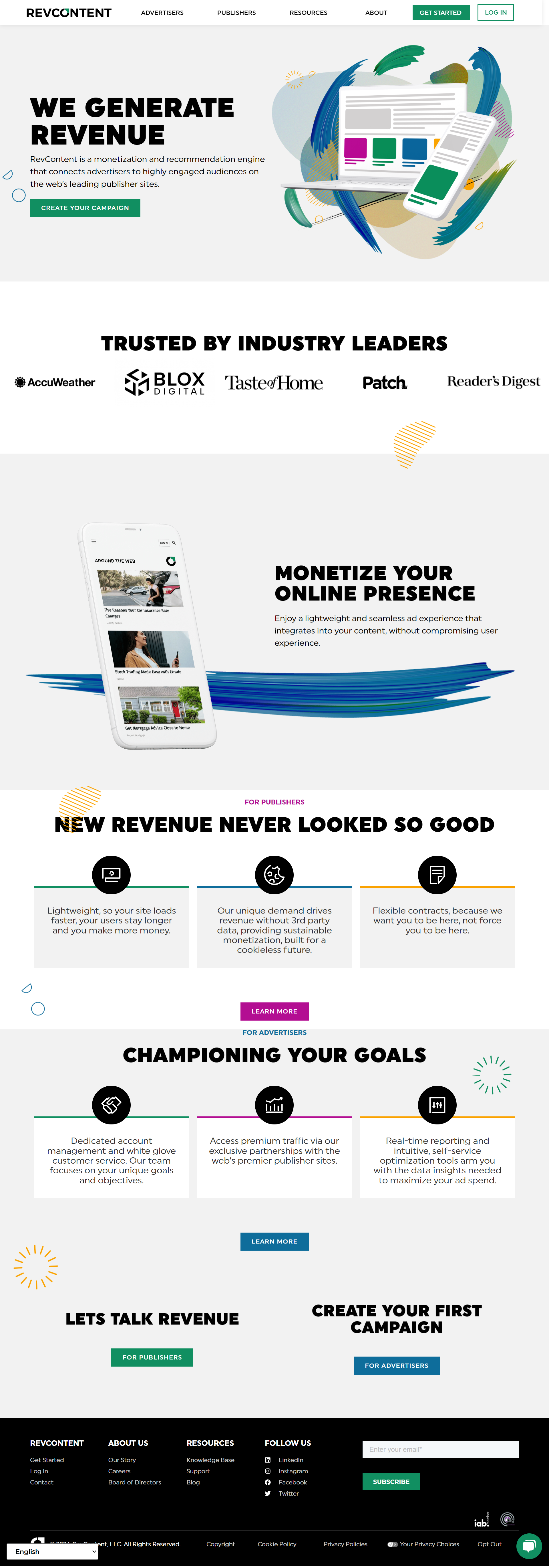Revcontent website agency website custom website design elementor pro elementor website for you landing page mobile friendly portfolio website premium website pro plugin responsive website web web design web development wordpress wordpress design wordpress website