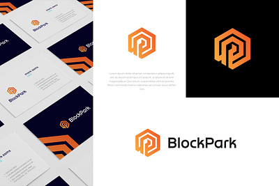 P + blockchain logo icon branding creative design graphic design illustration logo logo design logodesign logotype sign