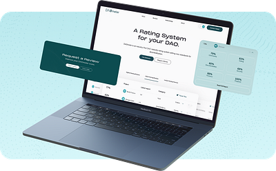 Rate a DAO or request a review app design ui ux web3
