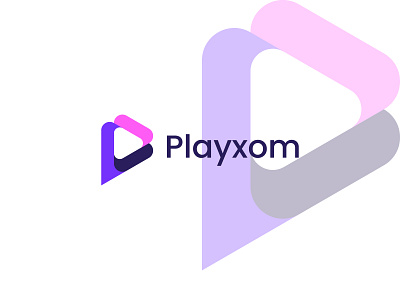 Letter P Play Logo. blockchain logo brand identity branding colorful logo crypto design finance graphic design letter p logo logo logo design logo designer midea modern logo music online payment p logo play logo web logo