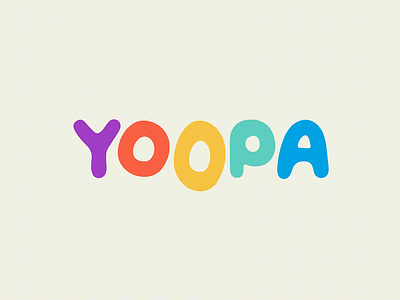 Yoopa Logo Animation 2d after effect animated logo animation branding logo animation logo motion logotype motion motion graphics