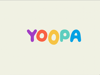 Yoopa Logo Animation 2d after effect animated logo animation branding logo animation logo motion logotype motion motion graphics