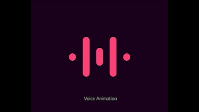 Voice Animation after effects branding motion graphics music ui voice voice animation