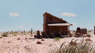 Desert Environment 3d