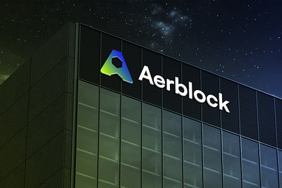 Aerblock- Logo Design Concept altcoin blockchain branding creative crypto currency decentralized defi firelab focus lab hola lab logo logo design logo designer modern nfts slack startup token web3