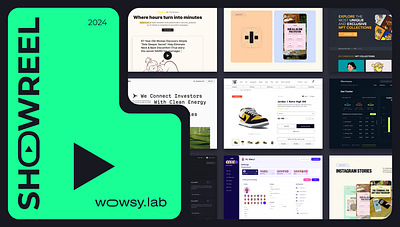 Wowsy.lab showreel after effects case cases cool design graphic design moution moution design portfolio showreel ui wowsy.lab