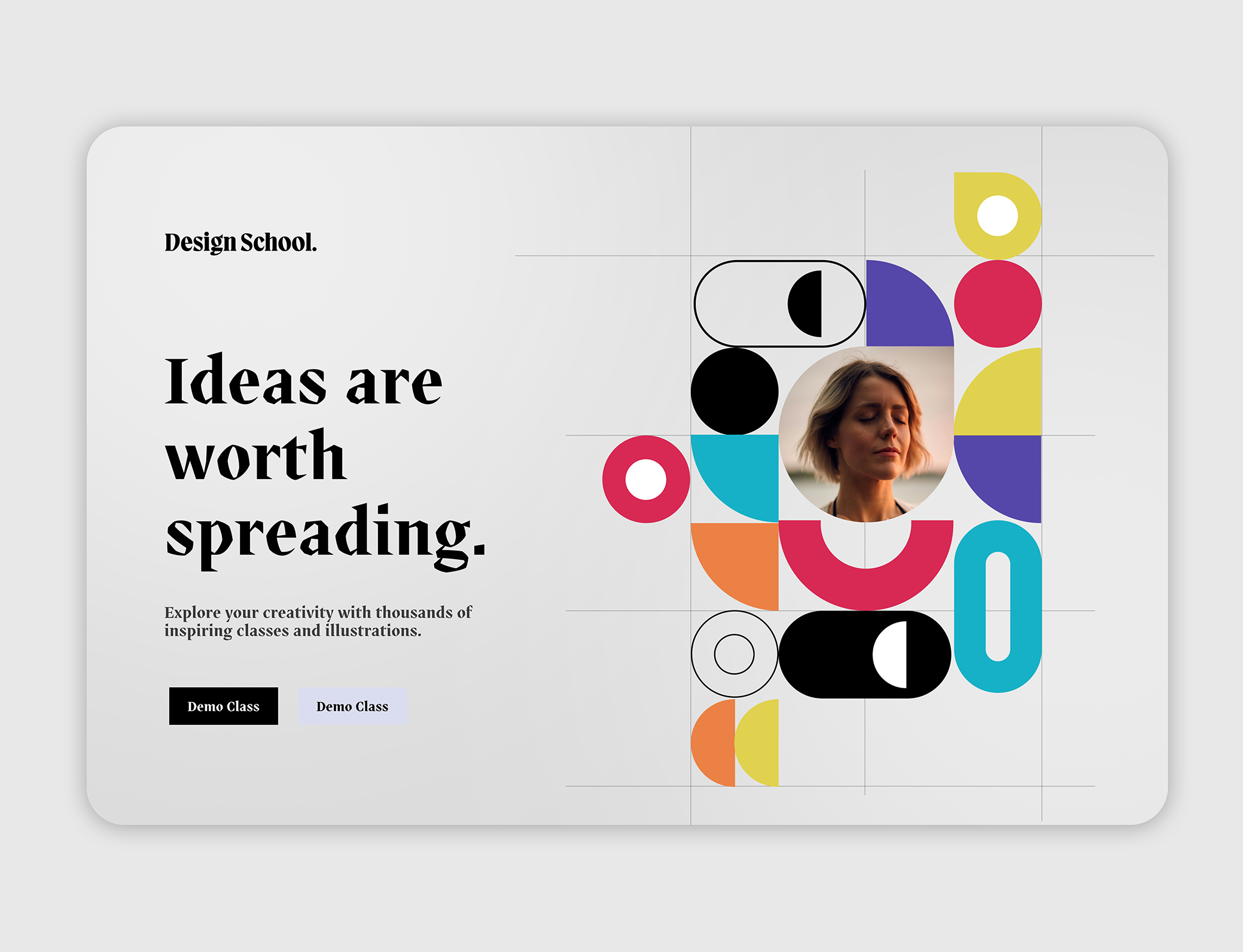 Design Academy Web UI academy design figma interface design landing pae product school web web ui website
