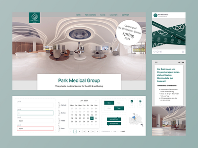 Park Medical Group: Medical Website Design brand identity brand strategy branding healthcare website design logo design pharmaceutical website design web design web development