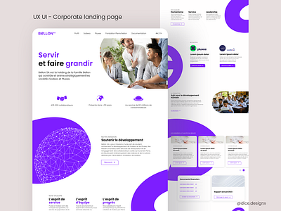 corporate and institutional website, multinational landing page agency branding corporate design desktop finance graphic design institutional landing page ui ui design user experience ux design web design website