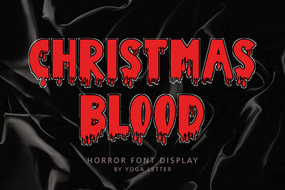 Christmas Blood beautiful blood branding christmas design font font design graphic design handwritten illustration invitations logo party ui