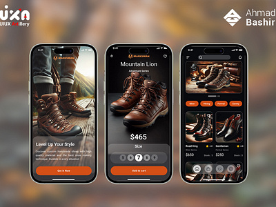 Shoes Online Store App app mobile app ui uiux