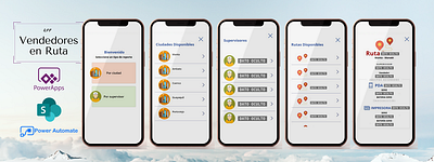 App Vendedores en Ruta app ui ux