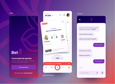 App for BetOk animation bet brand branding casino game interface logo ui