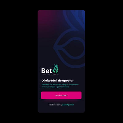 App for Bet animation branding ui