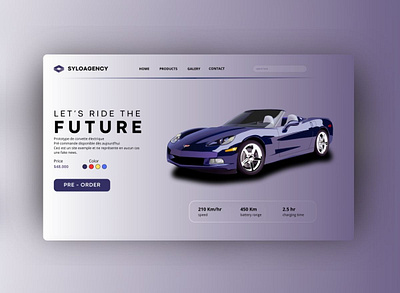 CAR WEBSITE branding graphic design site ui web website