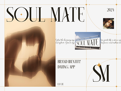 Soulmate - Branding & Visual Identity b2b b2b branding branding creative logo dating app branding dating platform figma design graphic illustration grid identity logo design logotype minimalist logo new patterns typography ui vector visual identity web app