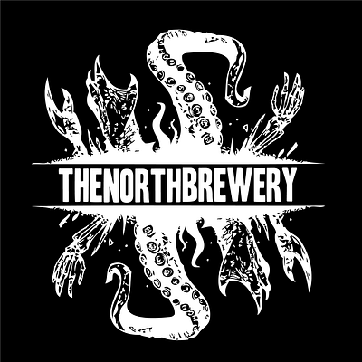 The North Brewery inverse design graphic design logo