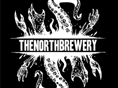 The North Brewery inverse design graphic design logo