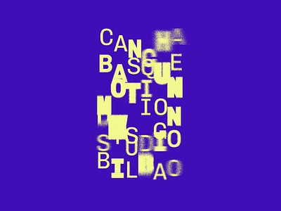 Cancha cha chá 3 animation basque design bilbao graphic design kinetic type kinetic typography motion graphics sports