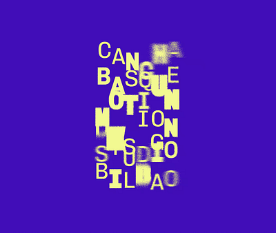 Cancha cha chá 3 animation basque design bilbao graphic design kinetic type kinetic typography motion graphics sports