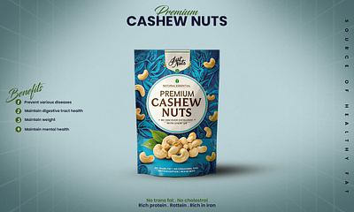 Cashew Nuts Package Design cashew nut packaging design