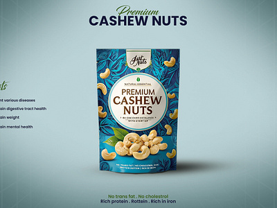 Cashew Nuts Package Design cashew nut packaging design