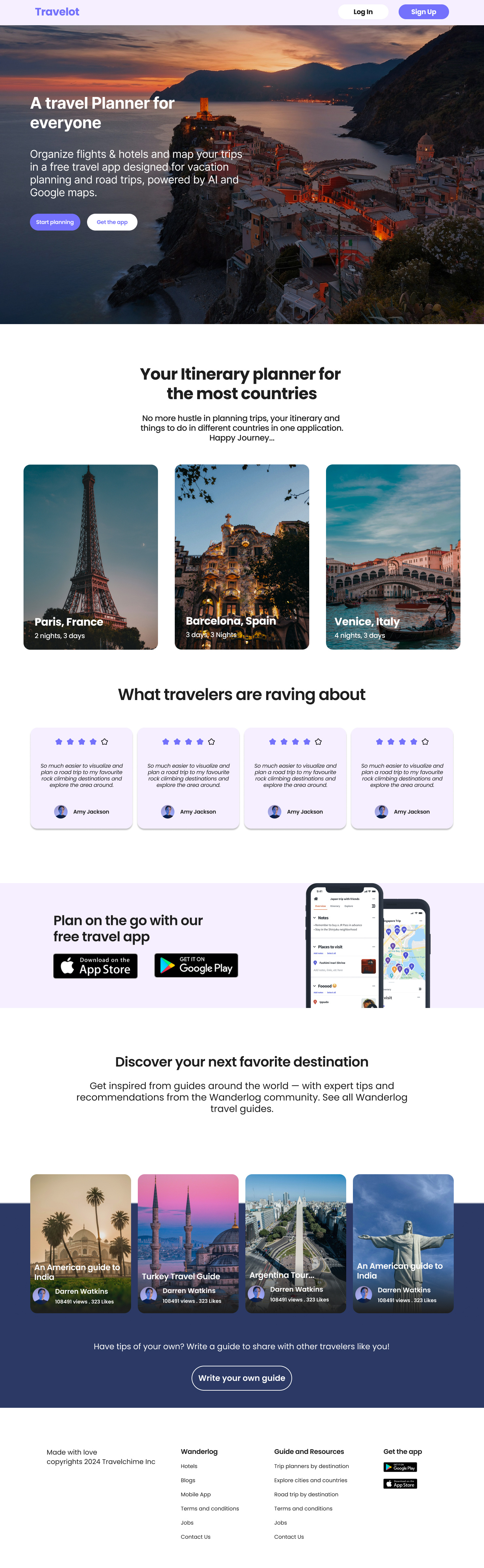 Travel Website Landing Page dailyui design figma travel ui