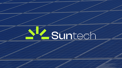 Suntech | Logo & Brand identity Design agencylogo brand brandidentity branding companylogo design designer freelancer graphic design logo logodesign logodesigner logomaker minimalist minimalistlogo solar solaragency solarlogo solarpanels visualidentity