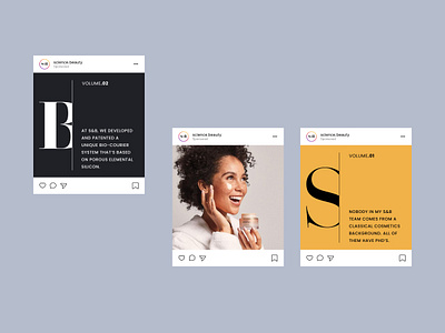 SB Instagram post design beatutiful post beauty post best brand design brand design design figma design insta design instagram instagram cosmetics instapost top brand design typo design typography ui ux ux design